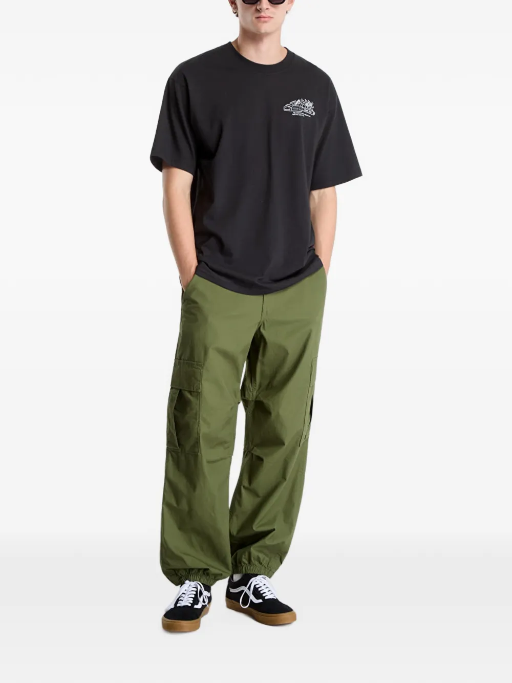 Vans Dirt Trip T-shirt met grafische print Zwart