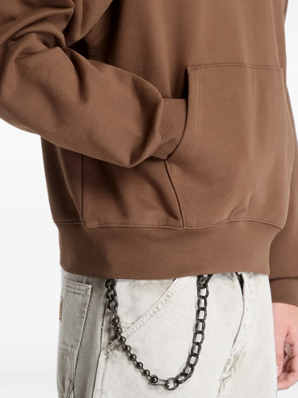 Vans Hoodie met ovalen logo Bruin
