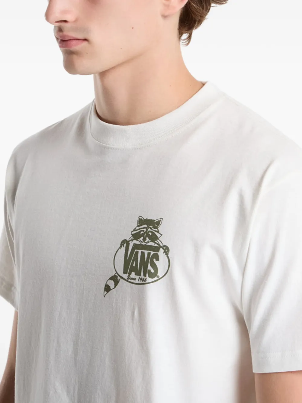 Vans Trashy T-shirt met grafische print Wit