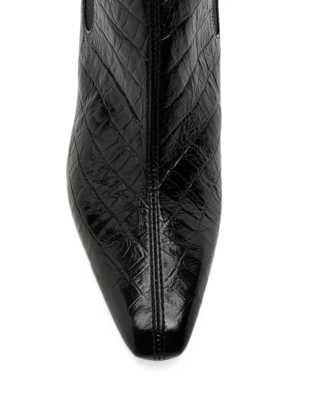 Chie Mihara Coronel croc-effect ankle boots Zwart