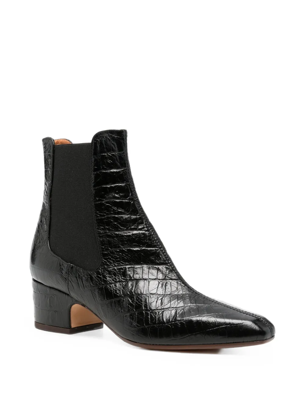 Chie Mihara Coronel croc-effect ankle boots Zwart