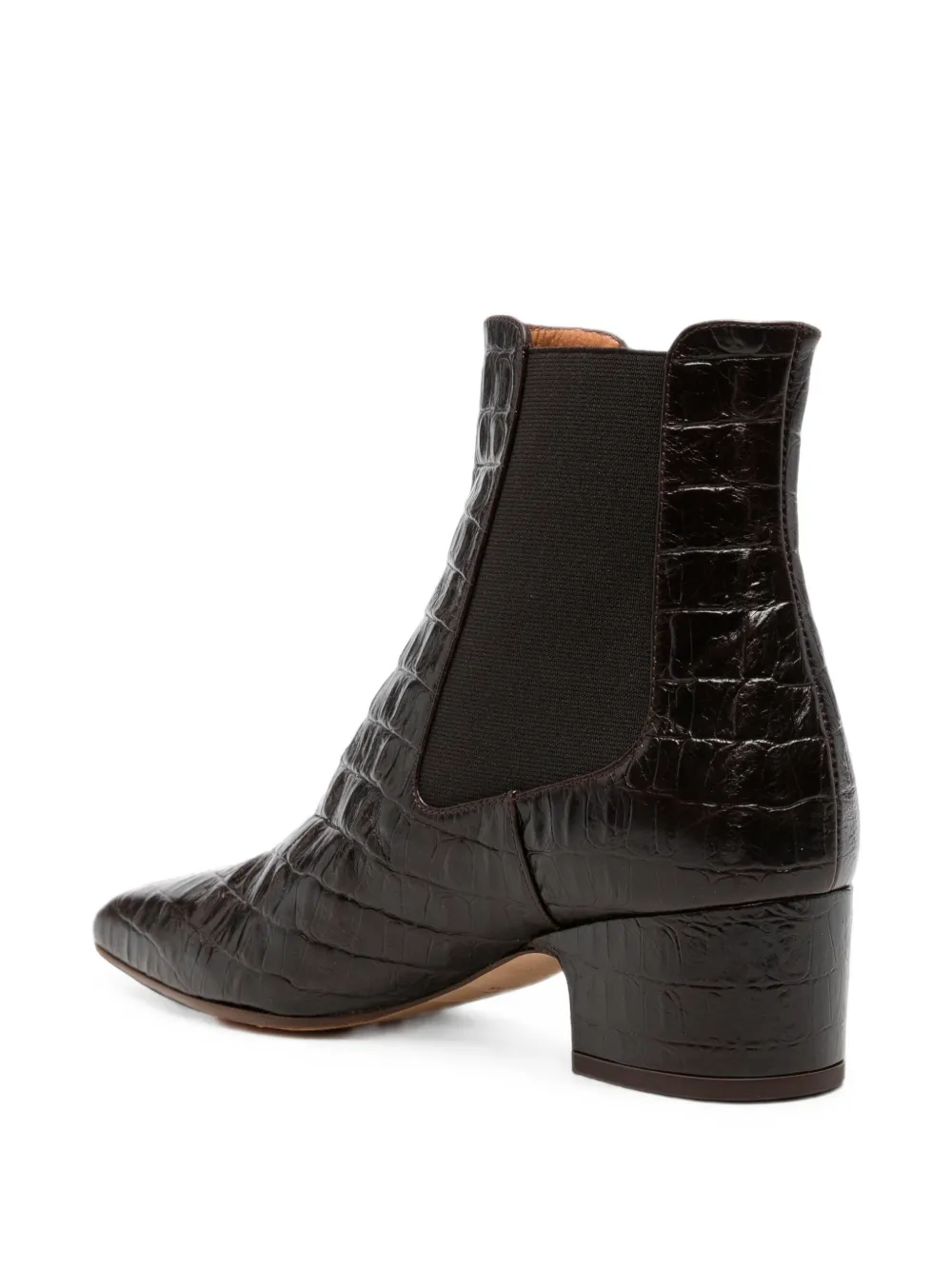 Chie Mihara Coronel crocodile-effect ankle boots Bruin