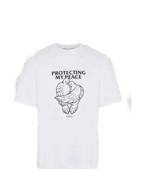 SRVC Studio Protecting My Peace graphic-print T-shirt