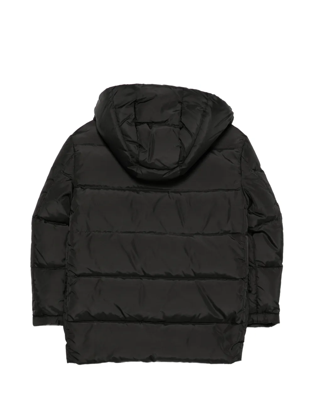 Fay Kids hooded padded jacket Zwart