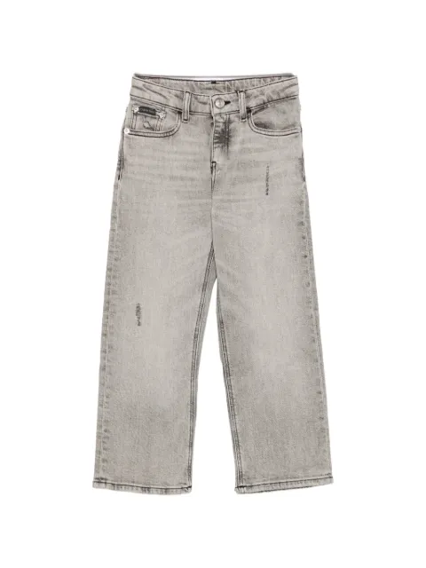 Calvin Klein Kids straight-leg distressed jeans