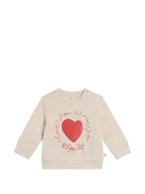 Stella McCartney Kids heart-print sweatshirt