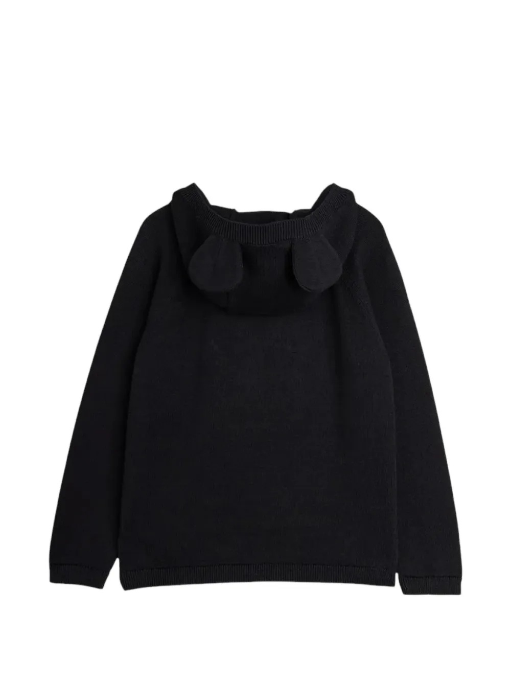 Mini Rodini Mouse Ear hoodie Zwart