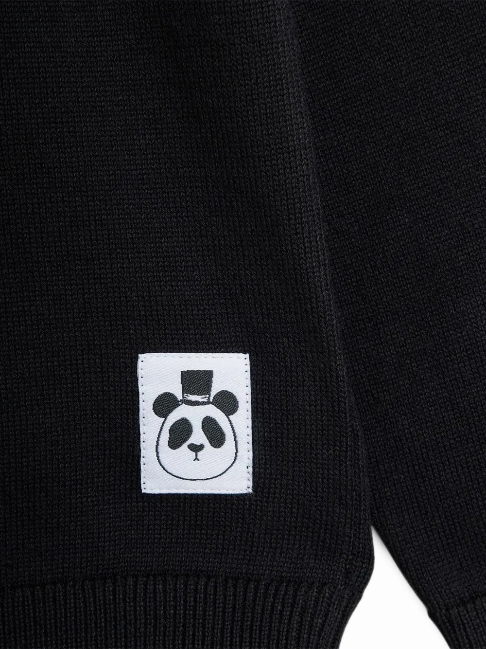 Mini Rodini Mouse Ear hoodie Zwart