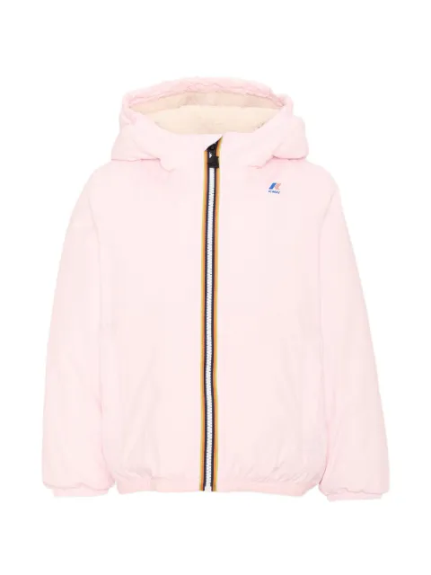 K Way Kids P. Le Vrai 4.0 Claude Orsetto logo-patch hooded jacket
