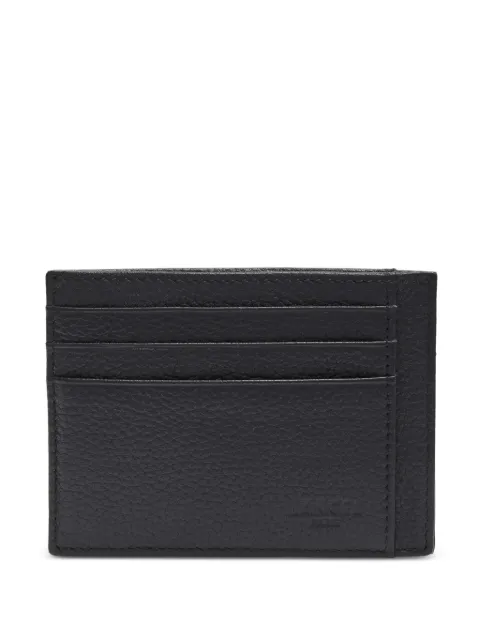 Lancel Leon grained leather cardholder