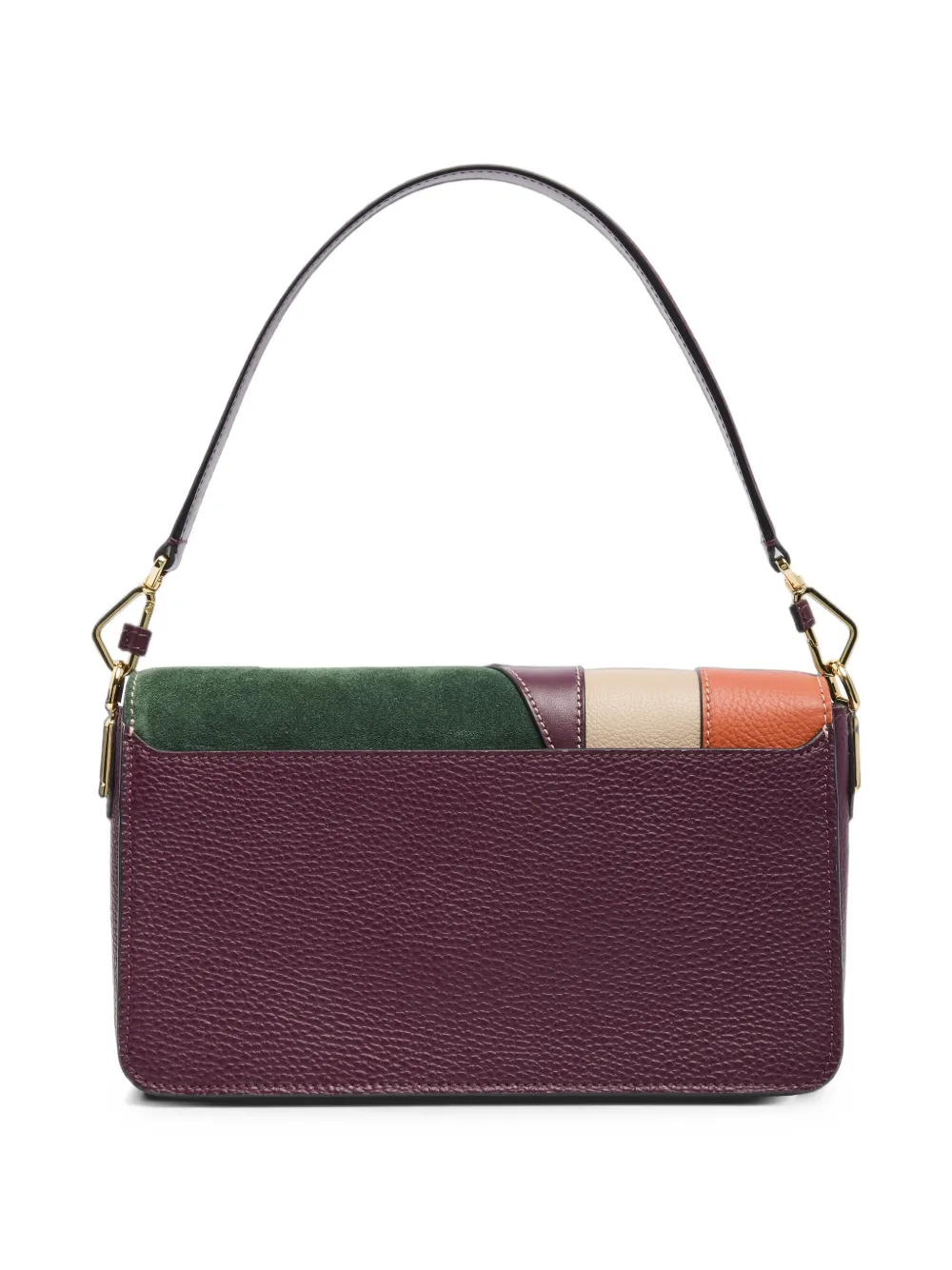 Lancel Angele leren schoudertas Paars