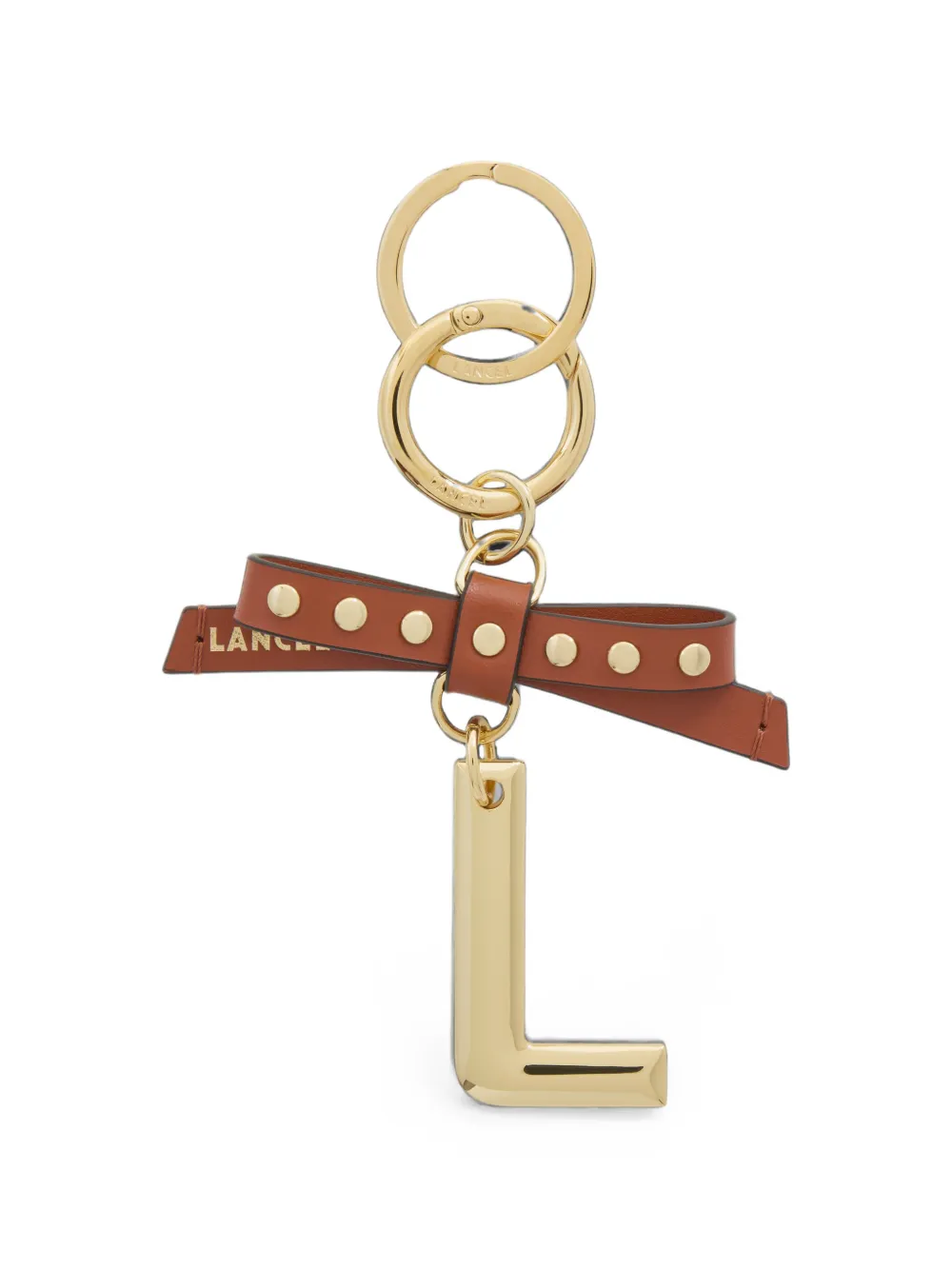 Lancel Les Ailes de Lancel bow-detail keyring - Gold