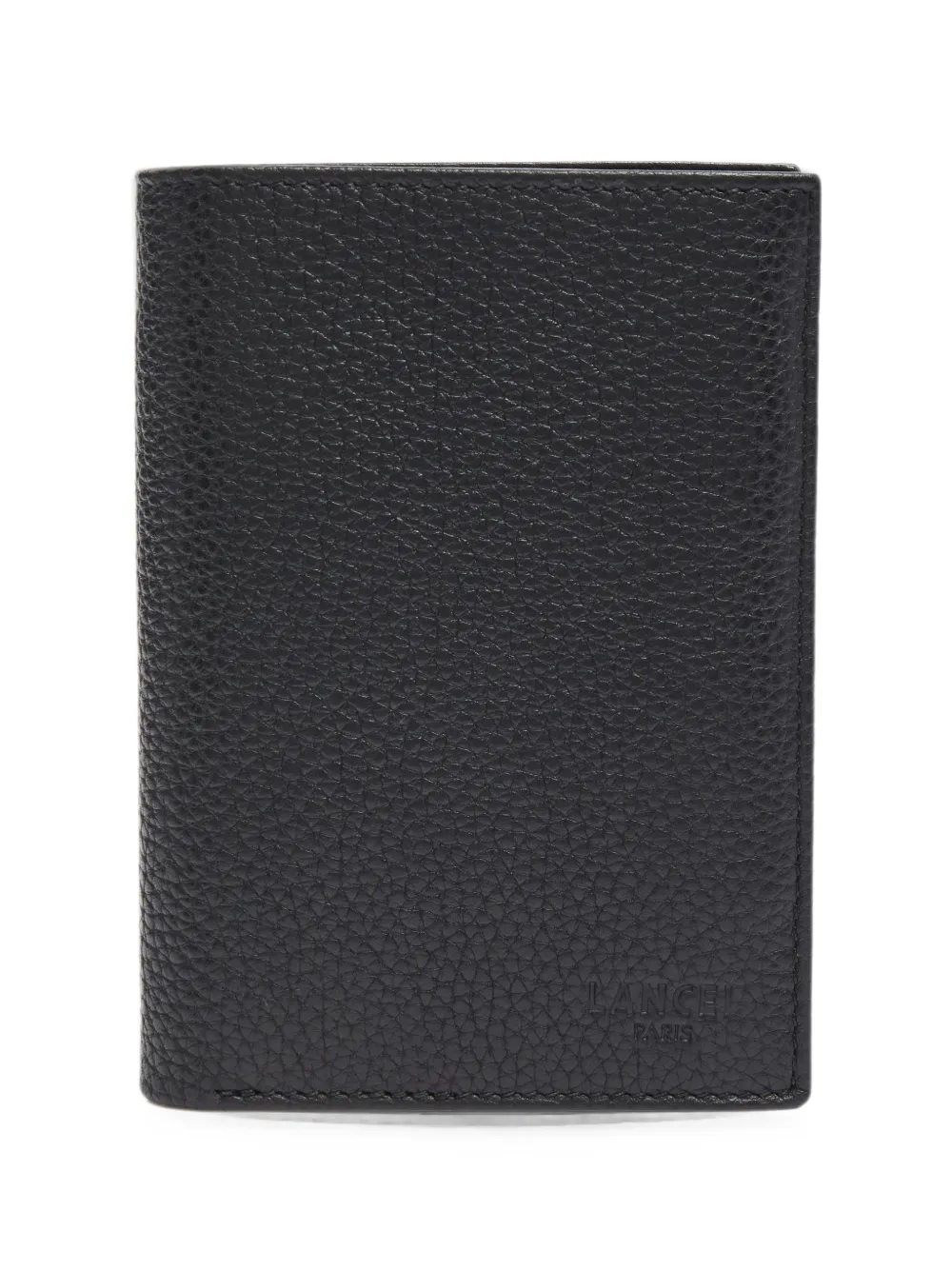 Lancel Leon grained leather wallet - Nero