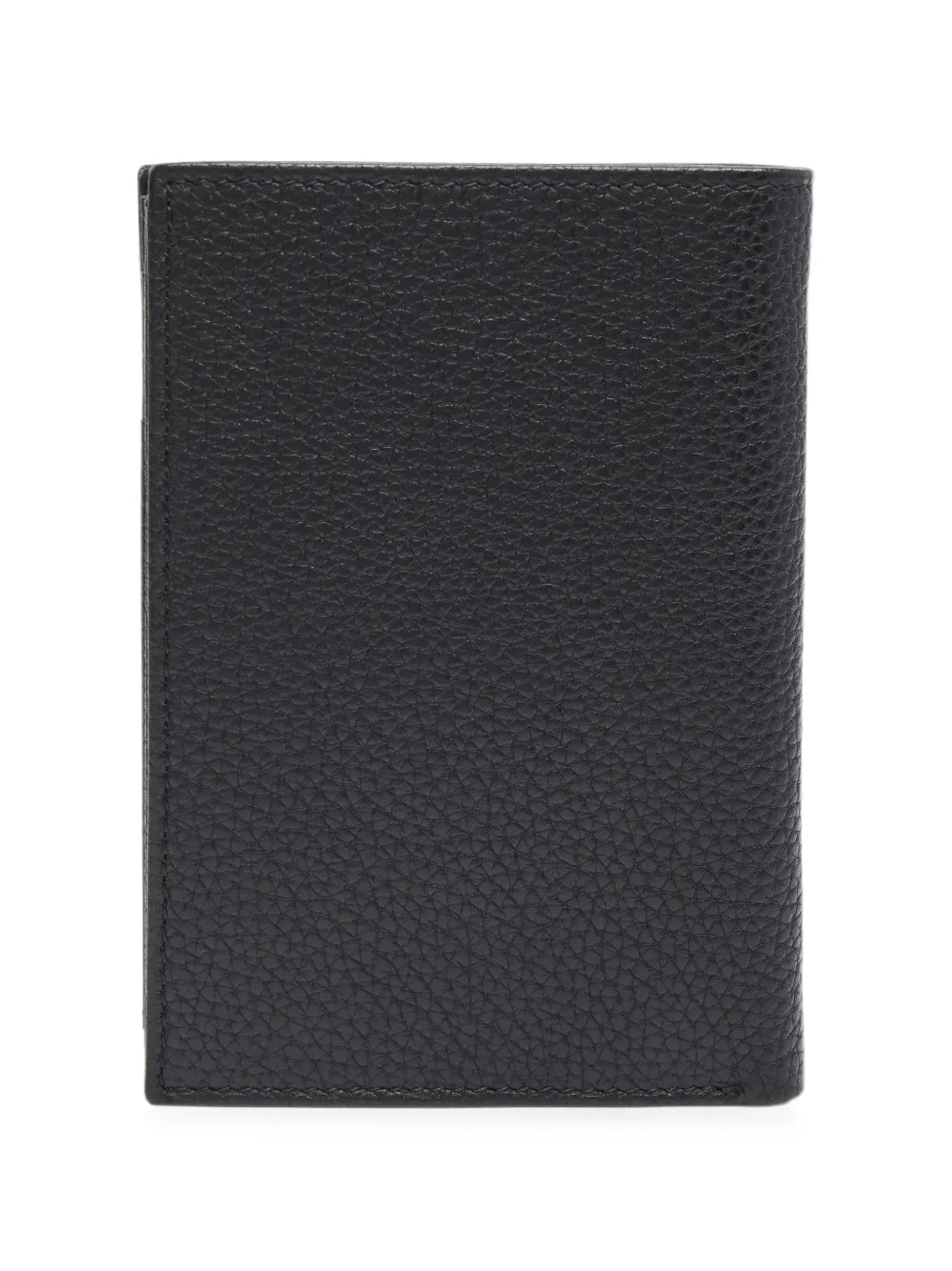 Lancel Leon grained leather wallet Zwart