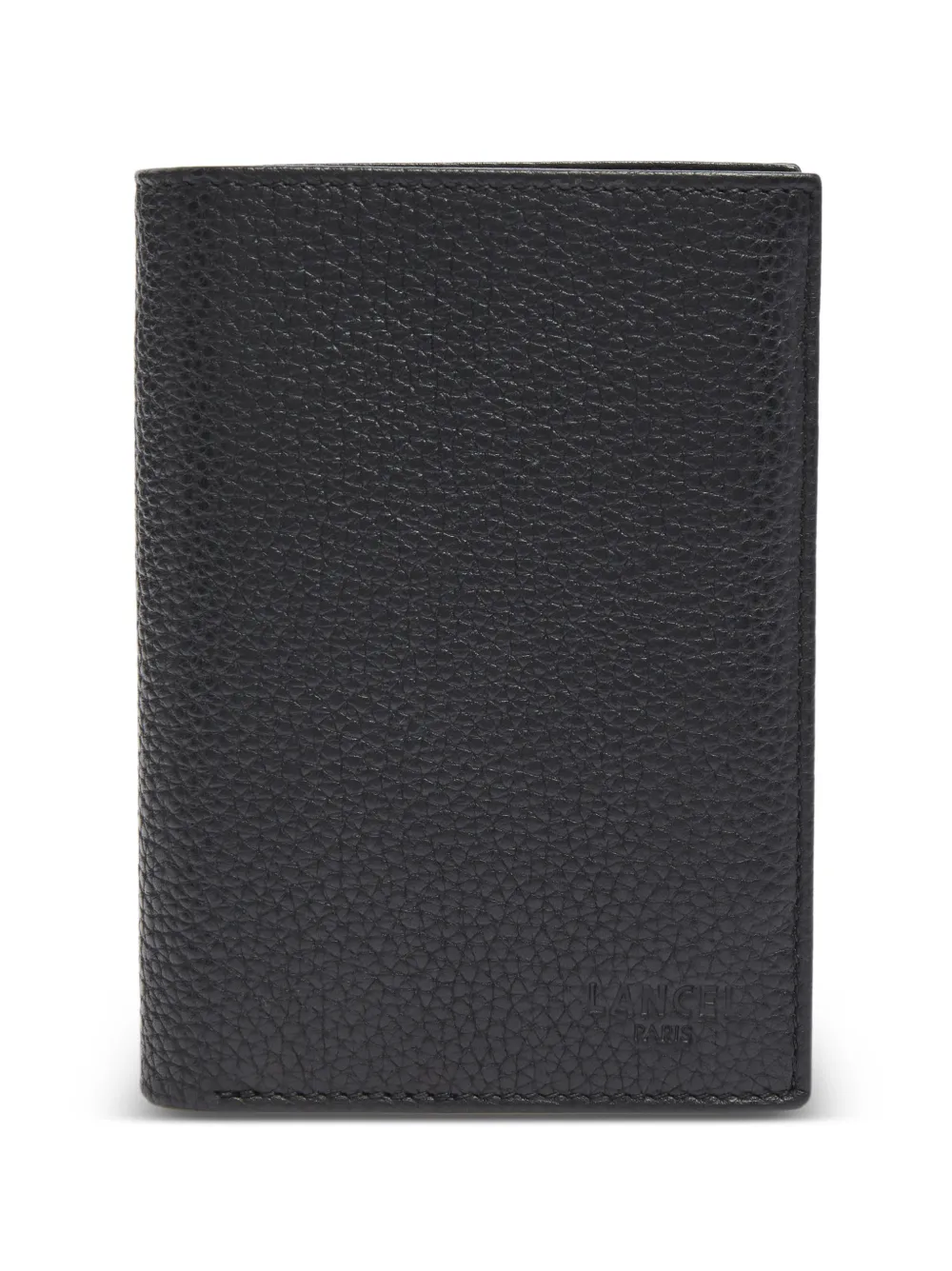 Lancel Leon grained leather wallet - Nero