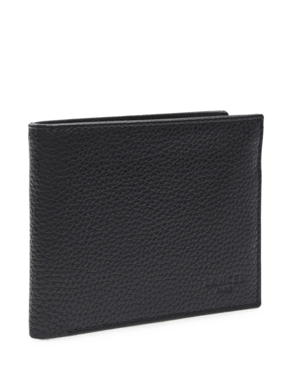 Lancel Leon grained leather wallet Zwart
