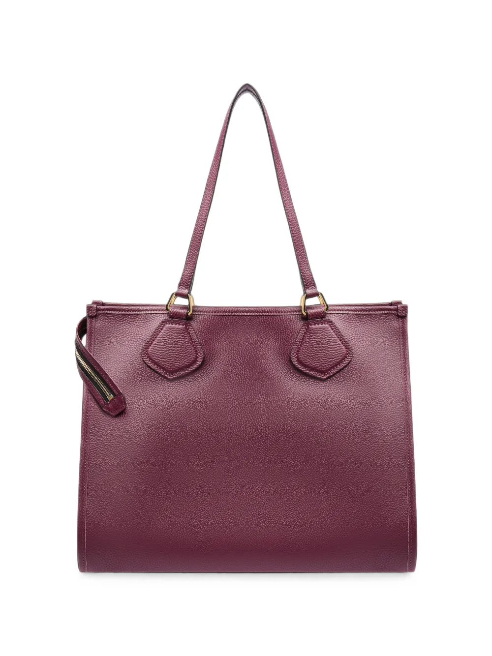 Lancel Jour leren shopper met patchwork Paars