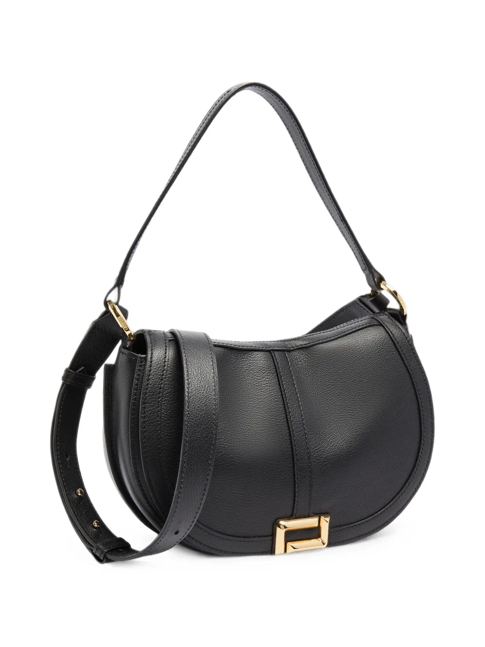 Lancel Medium Celeste leren schoudertas Zwart