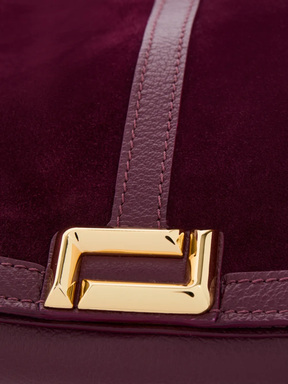 Lancel Grote Celeste schoudertas met vlakken Paars