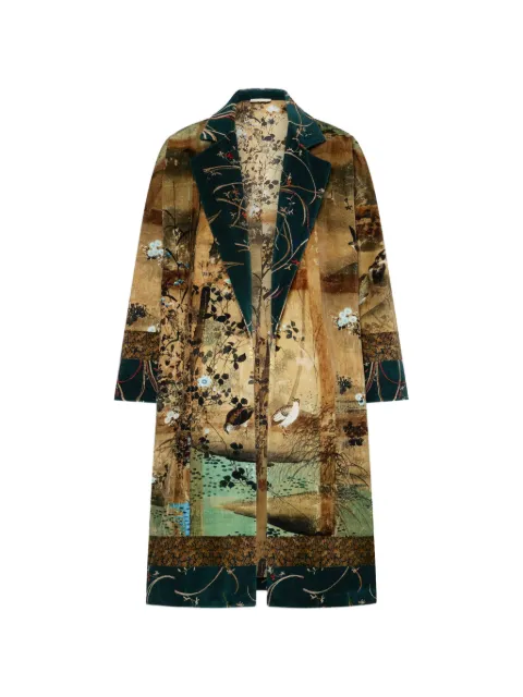 Pierre-Louis Mascia Revdox floral-print coat