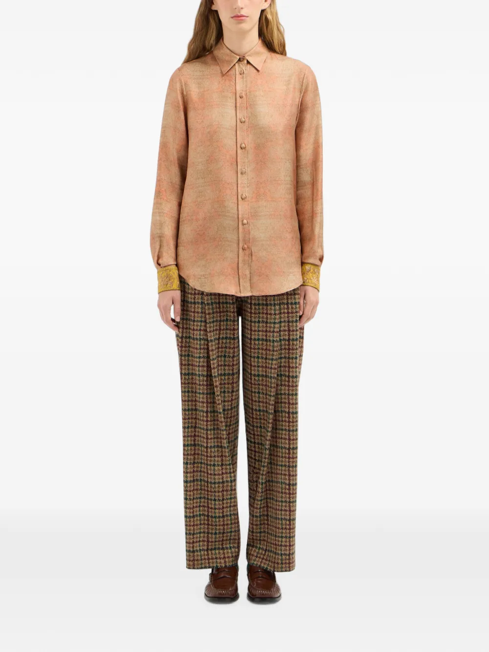 Pierre-Louis Mascia Blouse met paisley-print Roze