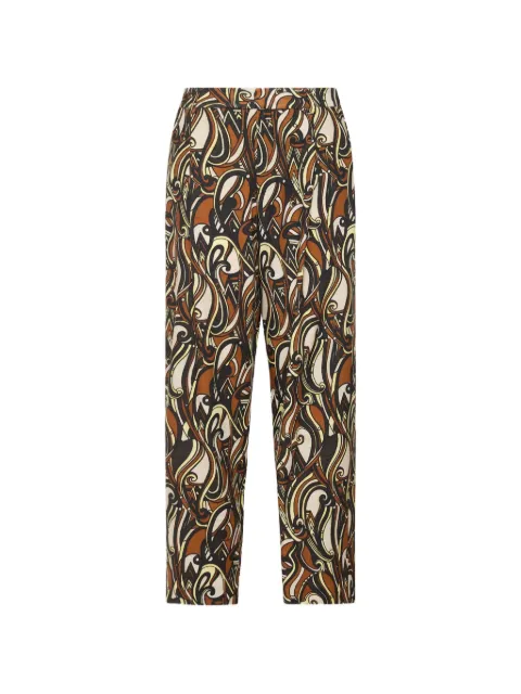 Pierre-Louis Mascia pantalones Beatex de lana con motivo en espiral