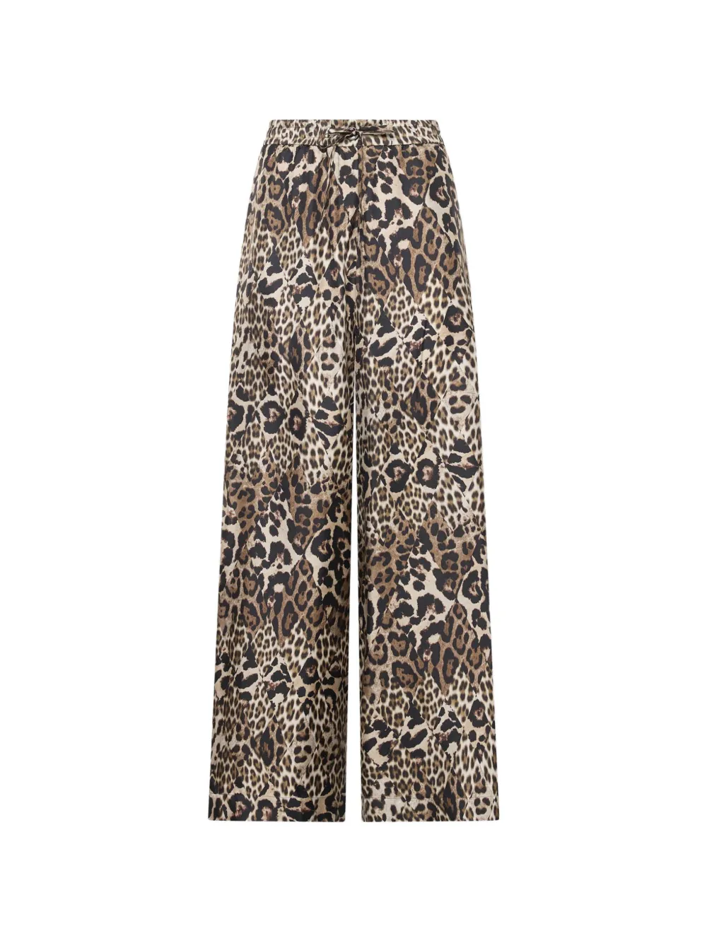 Pierre-Louis Mascia Aloe leopard-print silk palazzo pants
