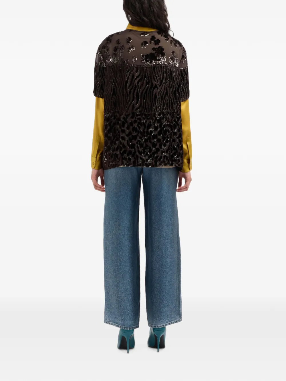 Pierre-Louis Mascia Patchdevon T-shirt Bruin