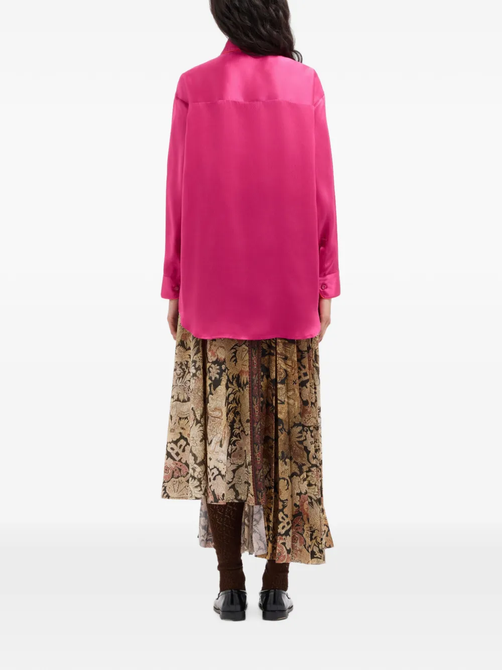 Pierre-Louis Mascia Mutka zijden blouse Roze