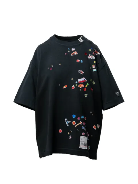 Maison MIHARA YASUHIRO kids sticker printed T-shirt