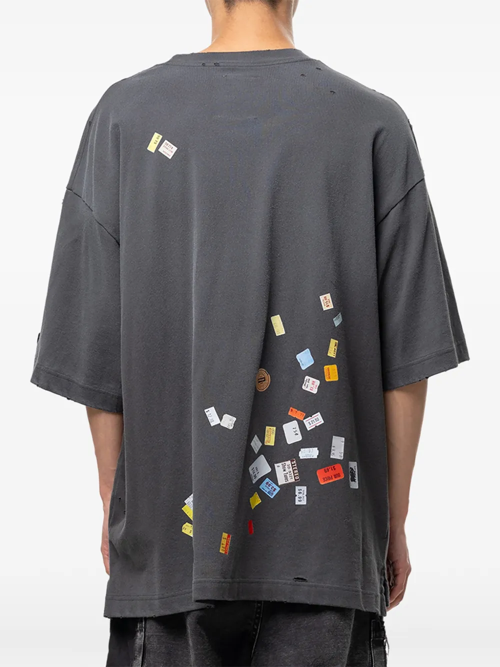 Maison MIHARA YASUHIRO T-shirt met print Zwart