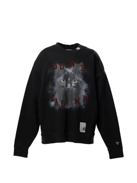 Maison MIHARA YASUHIRO cat printed sweatshirt