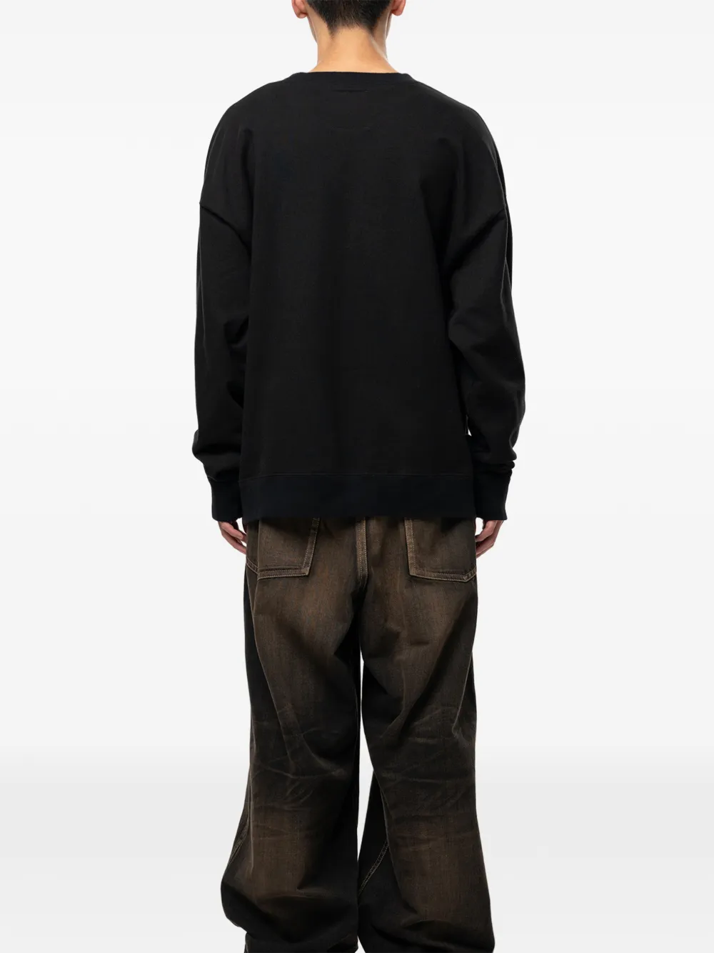 Maison MIHARA YASUHIRO Sweater met print Zwart