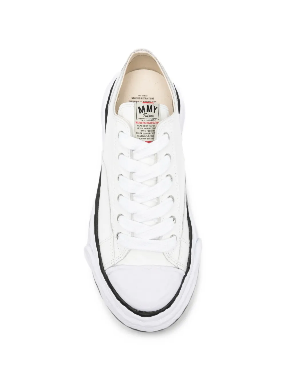Maison MIHARA YASUHIRO warped-sole sneakers Wit