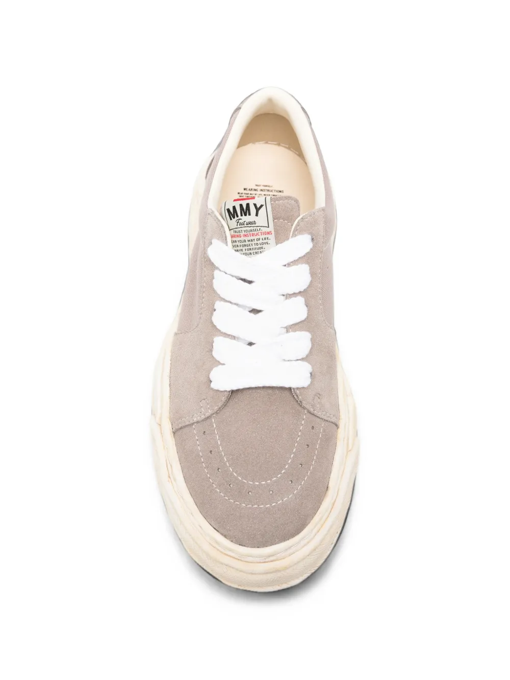 Maison MIHARA YASUHIRO wavy-sole sneakers Beige