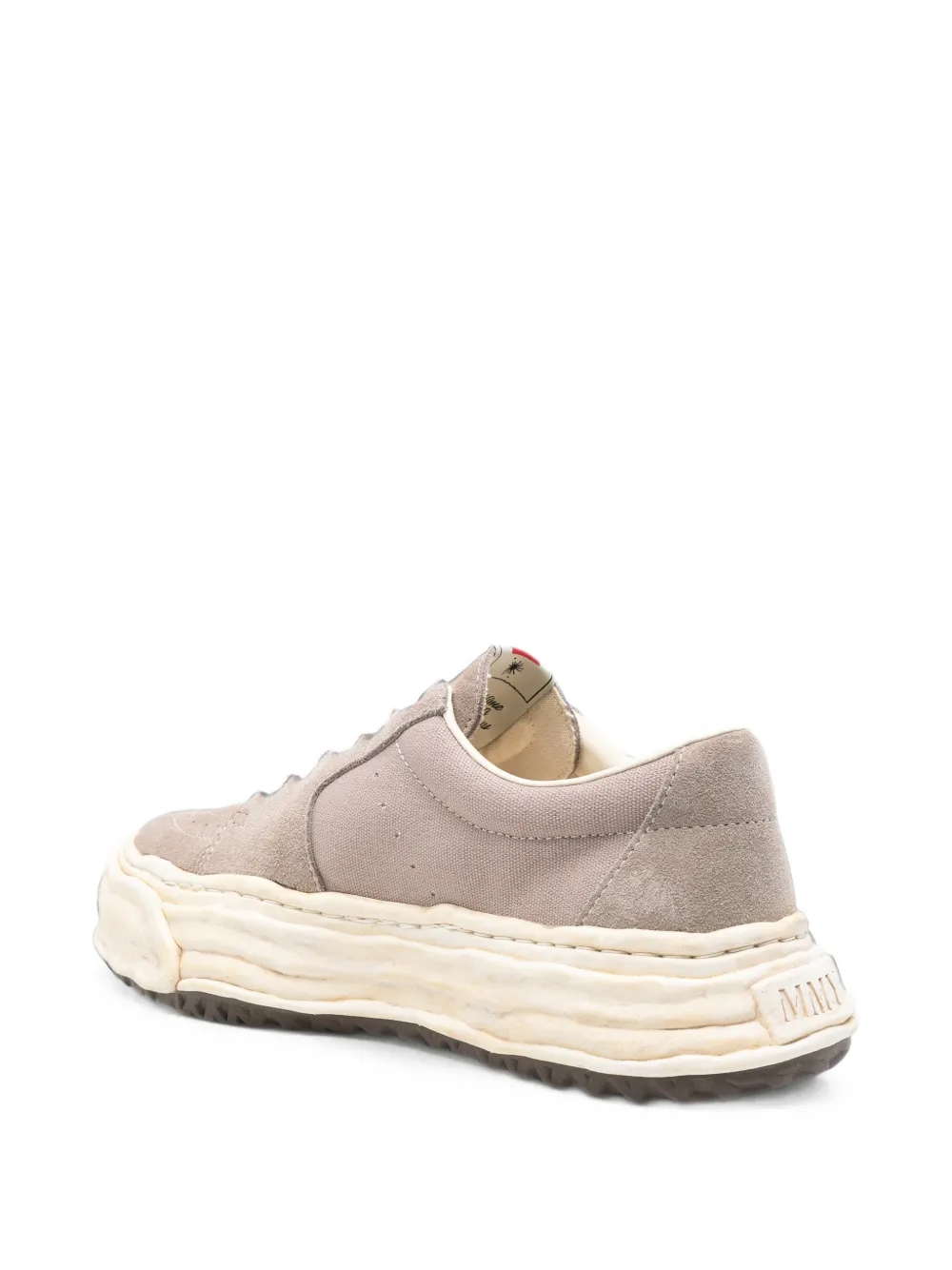 Maison MIHARA YASUHIRO wavy-sole sneakers Beige