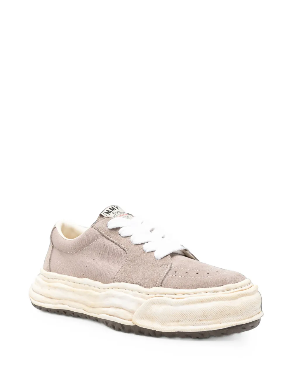 Maison MIHARA YASUHIRO wavy-sole sneakers Beige