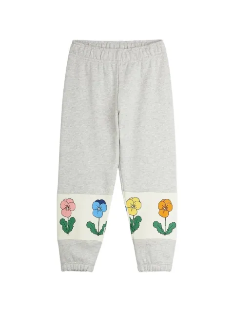 Mini Rodini floral-print track pants