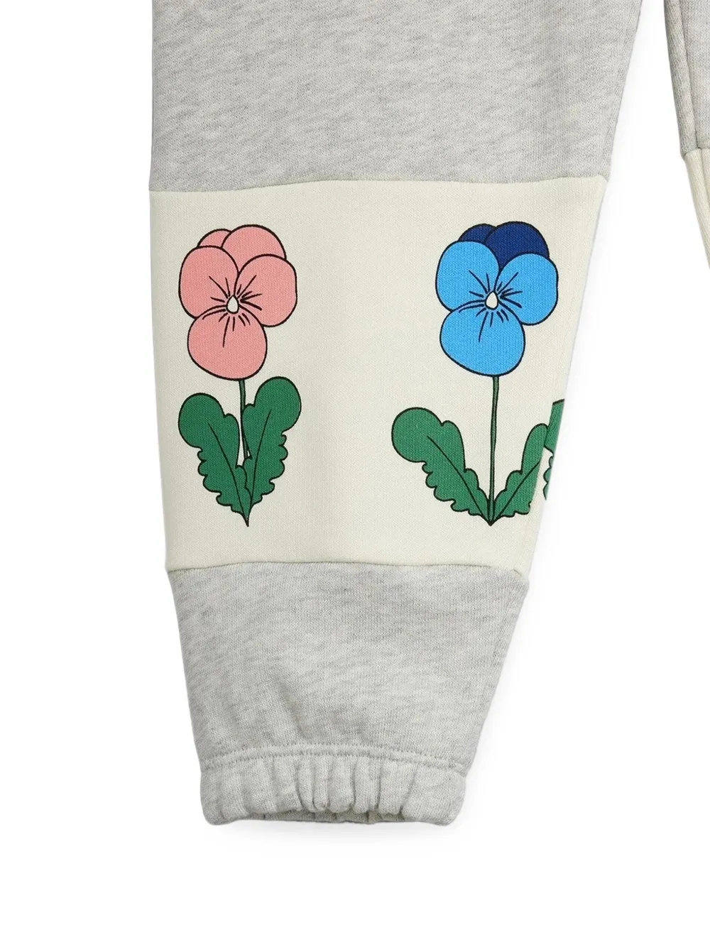 Mini Rodini Trainingsbroek met bloemenprint Grijs