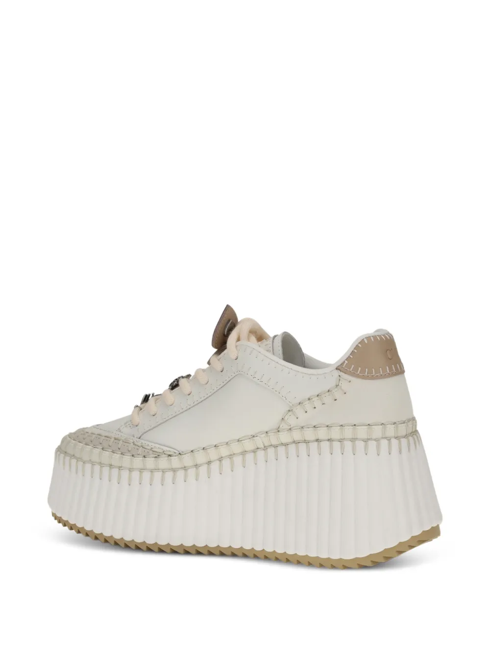 Chloé Nama platform sneakers Wit