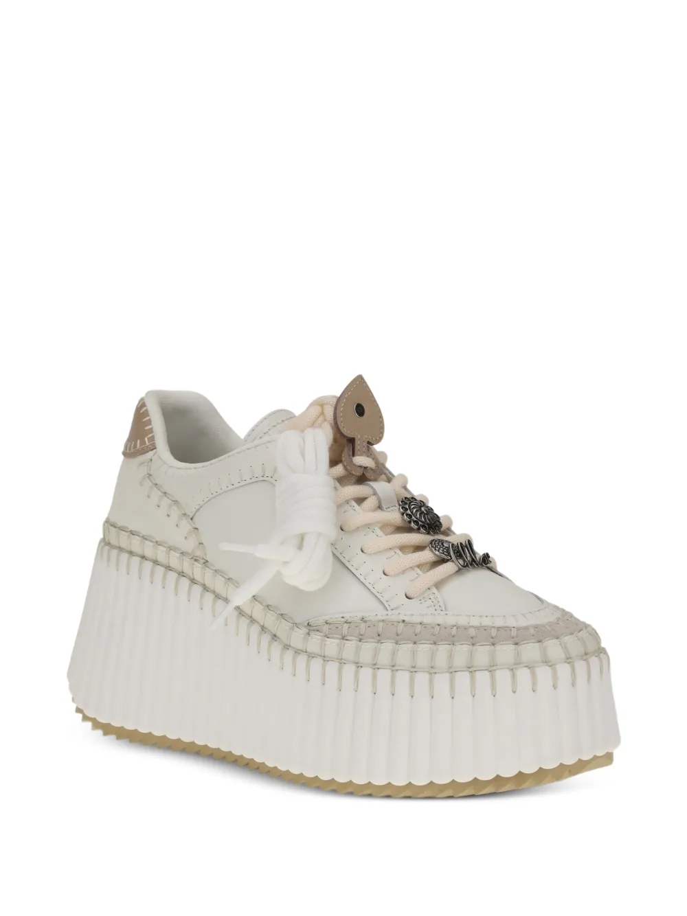 Chloé Nama platform sneakers Wit