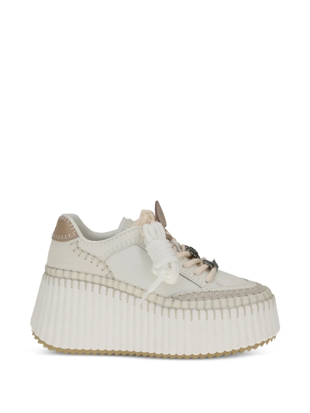 Chloé Nama platform sneakers - Bianco