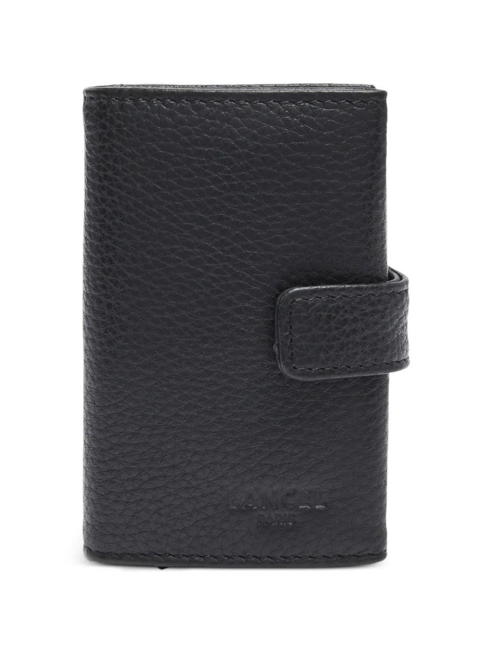 Lancel Leon grained leather cardholder - Nero