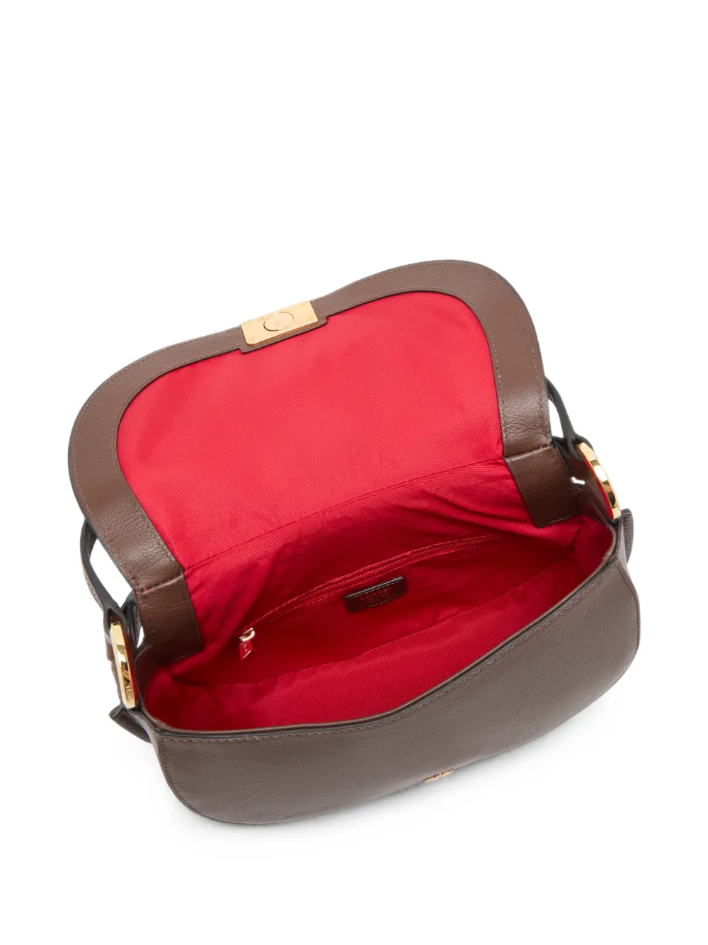 Lancel Medium Celeste de schoudertas met gesp Bruin