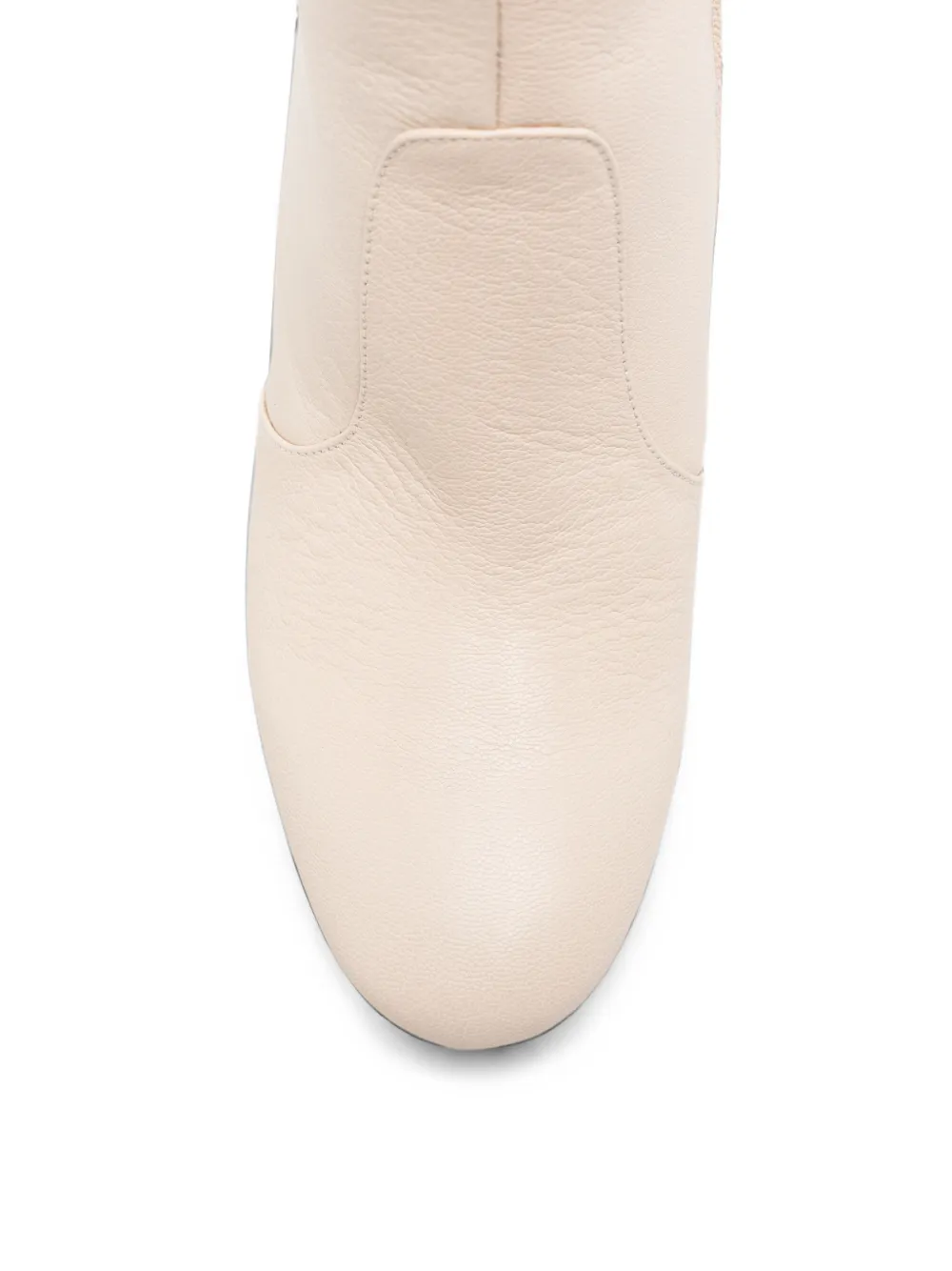Chie Mihara Manel leather ankle boots Beige