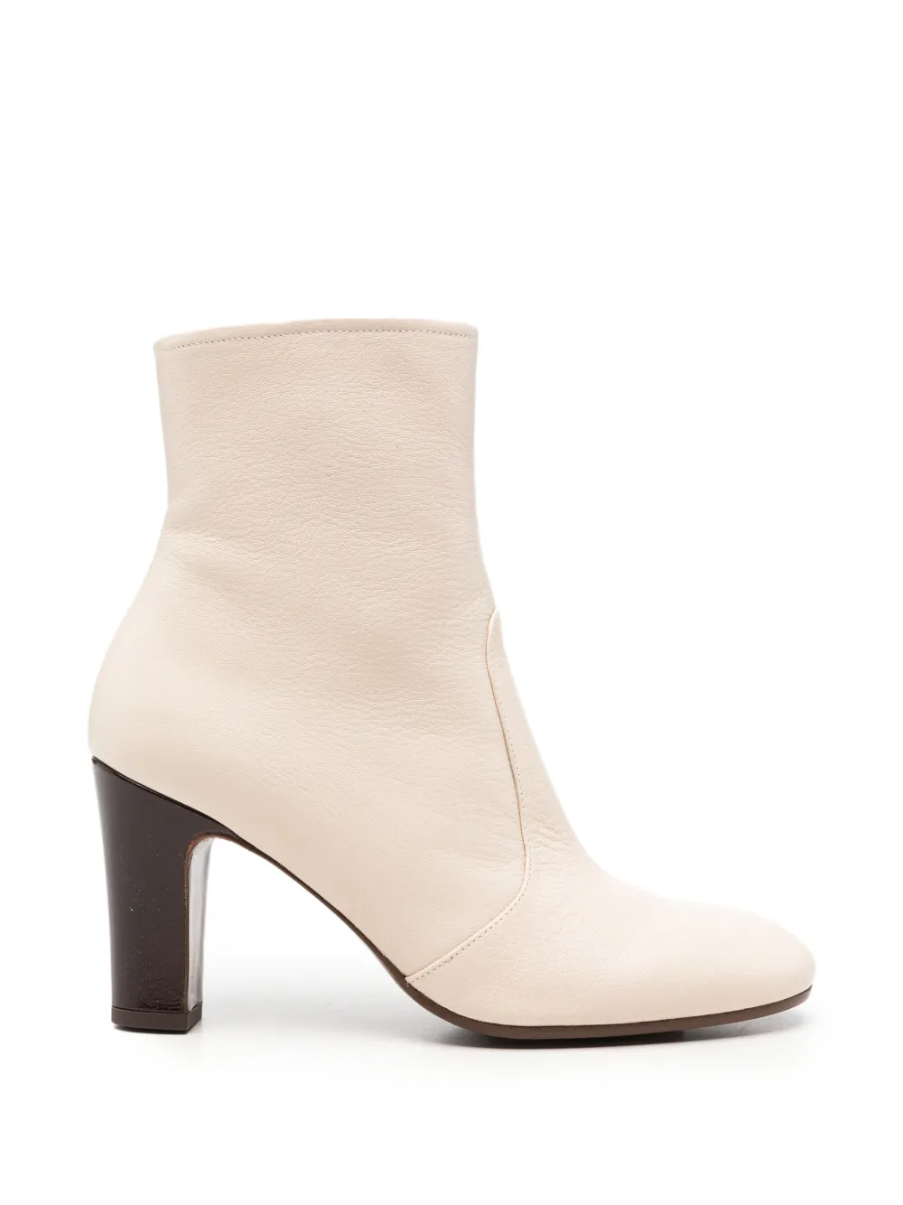 Chie Mihara Manel leather ankle boots Beige