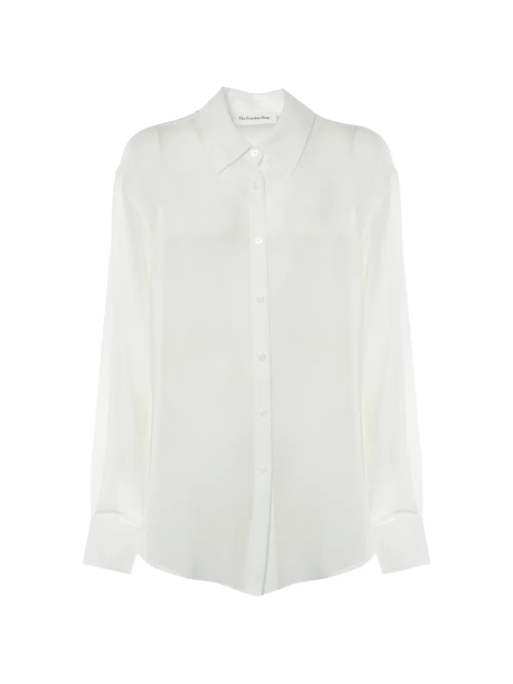 The Frankie Shop button-down sheer shirt