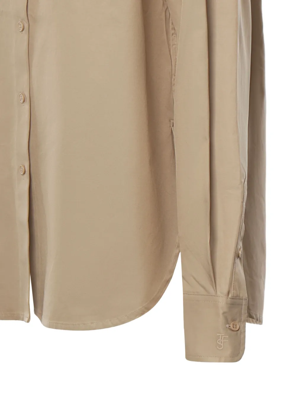 The Frankie Shop Button-down blouse Beige