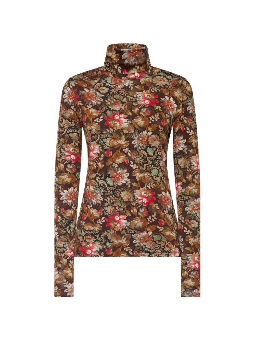 Pierre-Louis Mascia Sassonia floral-print turtleneck top