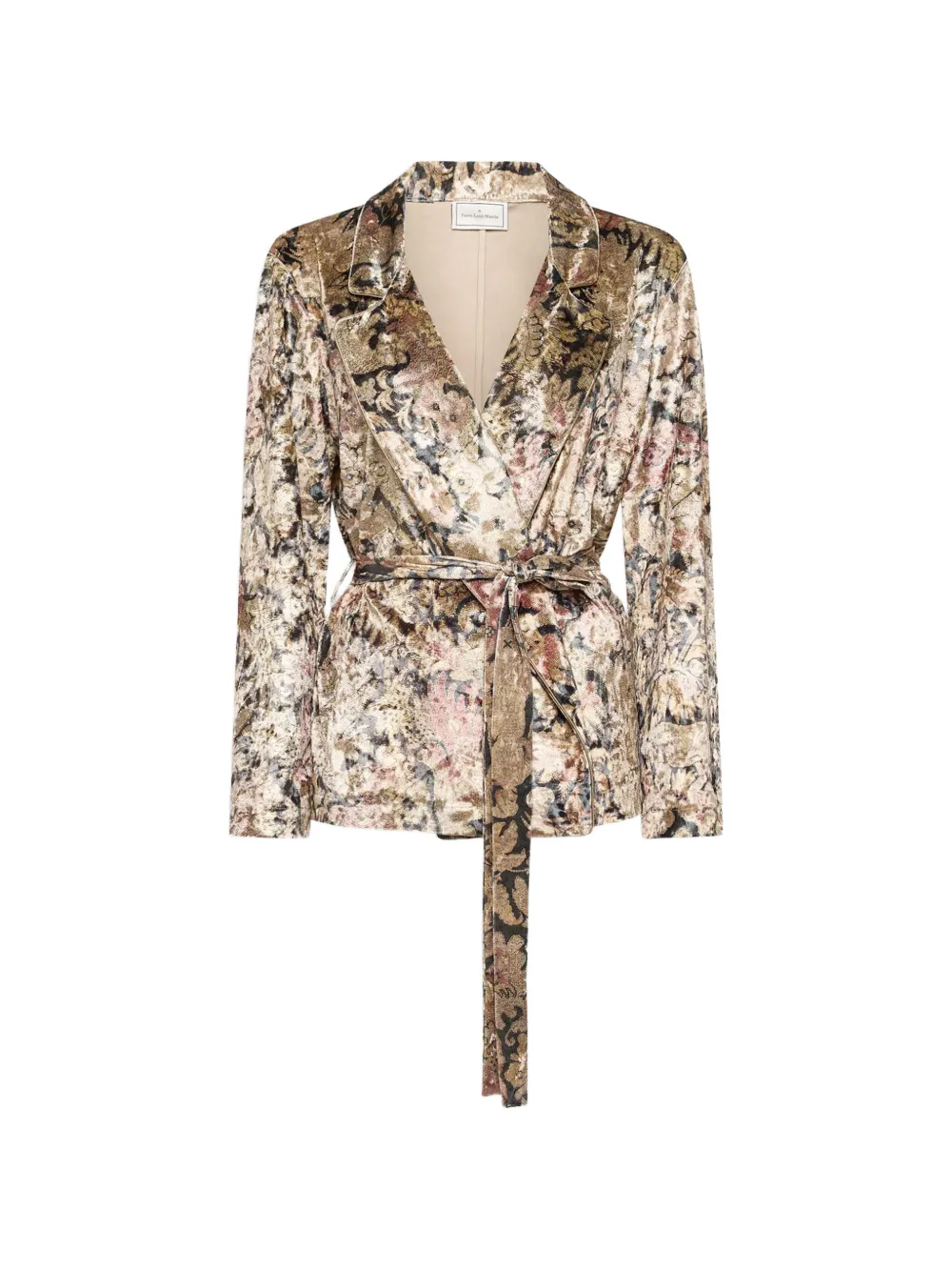 Pierre-Louis Mascia Ranat belted blazer - Nude